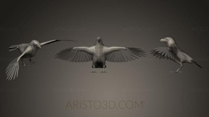 Bird figurines (STKB_0131) 3D model for CNC machine